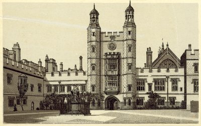 Il Quadrilatero, Eton College (litografia) da English School