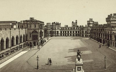 Il Quadrilatero del Castello di Windsor da English School