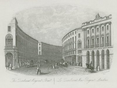 Il Quadrante, Regents Street, Londra da English School