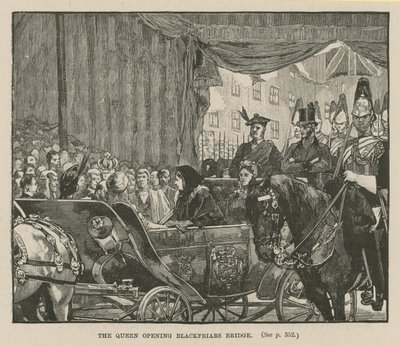 La Regina inaugura il ponte di Blackfriars da English School