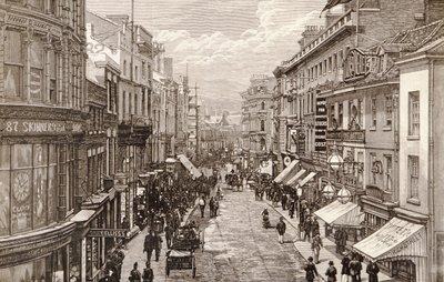 La visita della regina a Birmingham: La High Street, da 