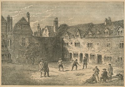 Il campo da racchette della prigione di Marshalsea da English School