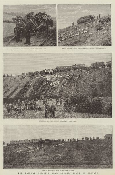 Il Disastro Ferroviario vicino ad Armagh, Nord Irlanda da English School