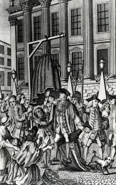 Lo stupro della sottoveste, 1768 da English School