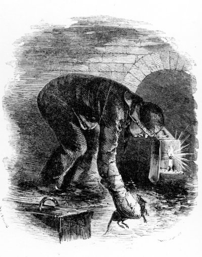 I cacciatori di topi delle fogne, illustrazione da 