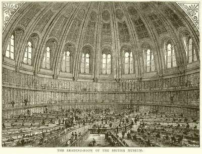 La Sala di Lettura del British Museum da English School