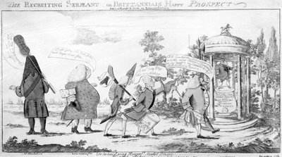 Il sergente reclutatore o il felice prospetto della Britannia da English School