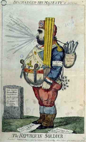 "Il soldato repubblicano", pub. da S.W. Fores da English School