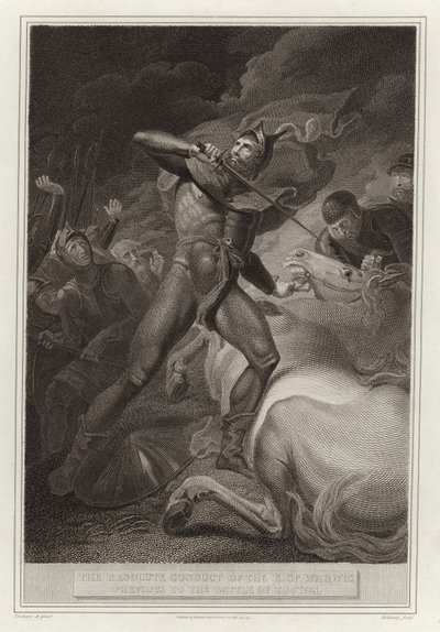 La condotta risoluta del conte di Warwick prima della battaglia di Touton da English School