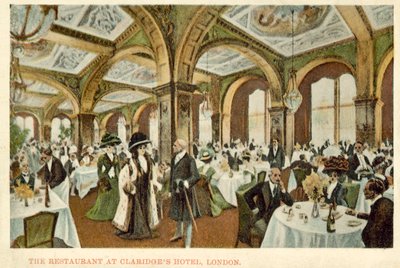Il ristorante, Hotel Claridge, Londra da English School