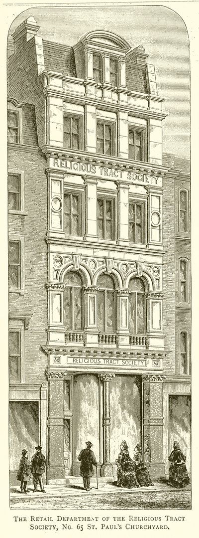 Il reparto al dettaglio della Religious Tract Society, n. 65 St. Paul