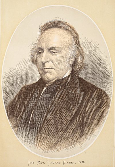 Il Rev. Thomas Binney, D.D., illustrazione da L