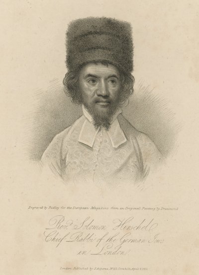 Il Reverendo Solomon Hirschel, Rabbino Capo delle Locande Tedesche a Londra da English School