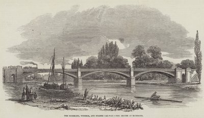 Il Ponte Ferroviario di Richmond, Windsor e Staines a Richmond da English School