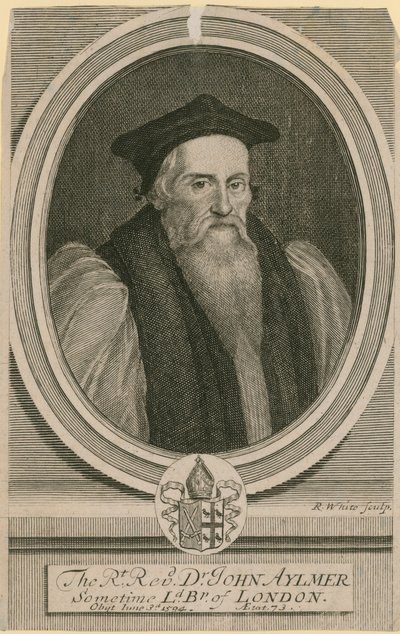 Il Reverendo Dr John Aylmer, un tempo Vescovo di Londra da English School