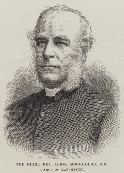Il Reverendissimo James Moorhouse, DD, Vescovo di Manchester da English School