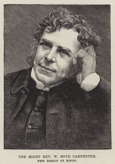 Il reverendo W Boyd Carpenter, nuovo vescovo di Ripon da English School