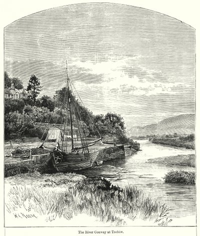 Il fiume Conway a Trefriw da English School