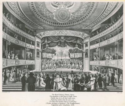 Il Royal Cobourg Theatre, Surrey da English School