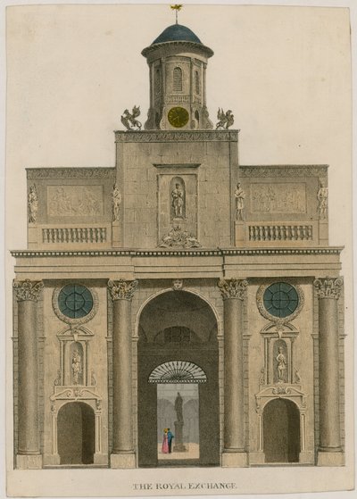 La Royal Exchange, Londra da English School