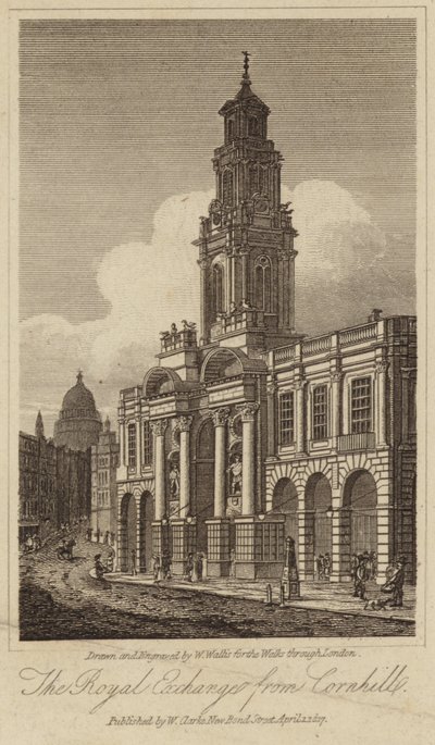 La Borsa Reale nella Città di Londra da English School