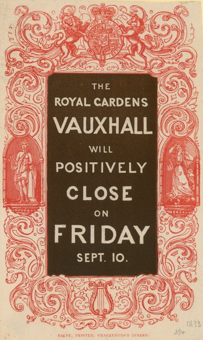 I Royal Gardens Vauxhall chiuderanno positivamente da English School