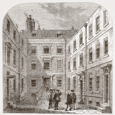 La casa della Royal Society a Crane Court da English School