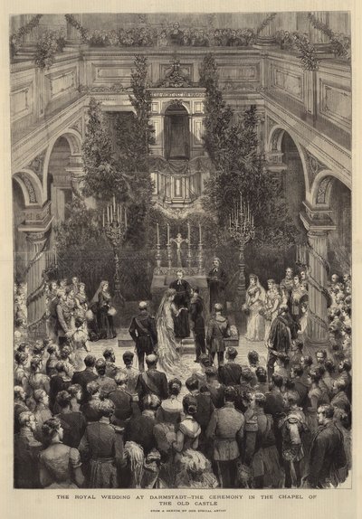 Il matrimonio reale a Darmstadt, la cerimonia nella cappella del vecchio castello da English School