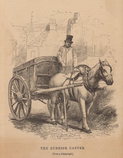 Il carrettiere dei rifiuti da English School