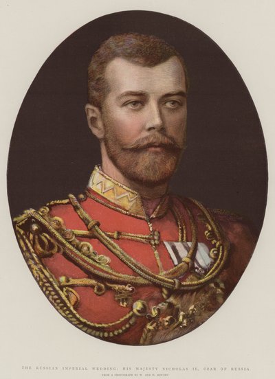 Il matrimonio imperiale russo, Sua Maestà Nicola II, Zar di Russia da English School