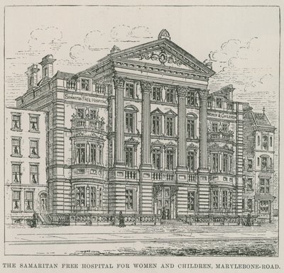 The Samaritan Free Hospital per Donne e Bambini, Marylebone Road da English School