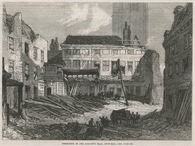 La Testa del Saraceno, Snow Hill, Demolizione da English School