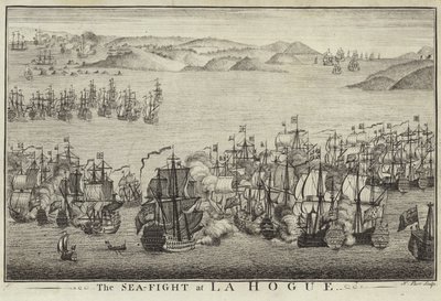 La battaglia navale di La Hogue da English School