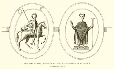 Il sigillo di Odo, vescovo di Bayeux, fratellastro di Guglielmo I da English School