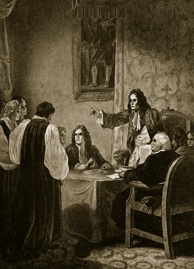 I Sette Vescovi davanti al Consiglio Privato da English School