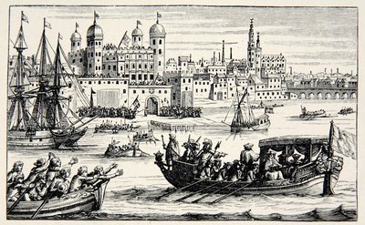 I Sette Vescovi che vanno alla Torre, aprile 1688 da English School