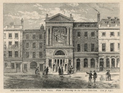 La Shakespeare Gallery in Pall Mall da English School