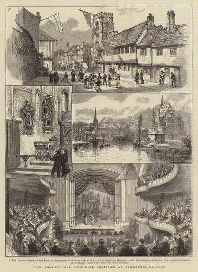 Il Festival del Memoriale di Shakespeare a Stratford-on-Avon da English School