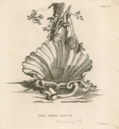 La Panchina di Conchiglie, Strawberry Hill, Londra da English School
