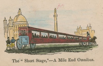 La breve tappa - un omnibus di Mile End; cartone animato da English School