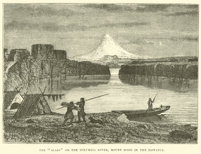 Le lastre sul fiume Columbia, Monte Hood in lontananza da English School