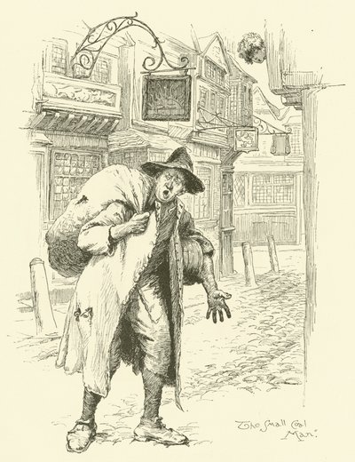 Il piccolo uomo del carbone (incisione) da English School