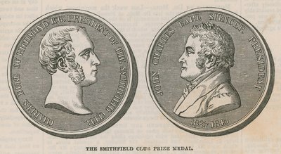Medaglia del Premio del Club di Smithfield da English School