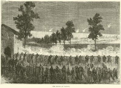 La sortita a Cachan, ottobre 1870 da English School