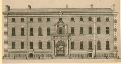 La South Sea House in Threadneedle Street, Londra da English School