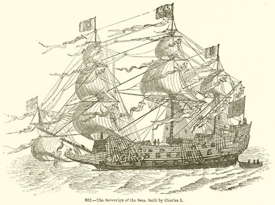 La Sovrana dei Mari, costruita da Carlo I da English School
