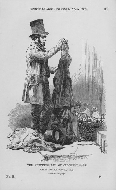 Il venditore ambulante di stoviglie da English School