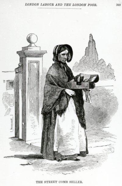 Il venditore ambulante di pettini, c.1840 da English School