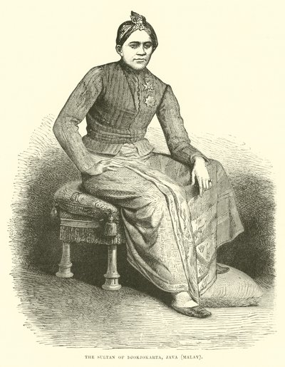 Il sultano di Djokjokarta, Giava, Malese da English School