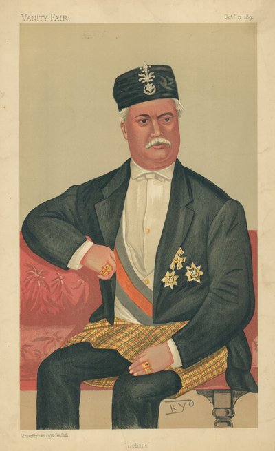 Il Sultano di Johore, Johore, 17 ottobre 1891 da English School